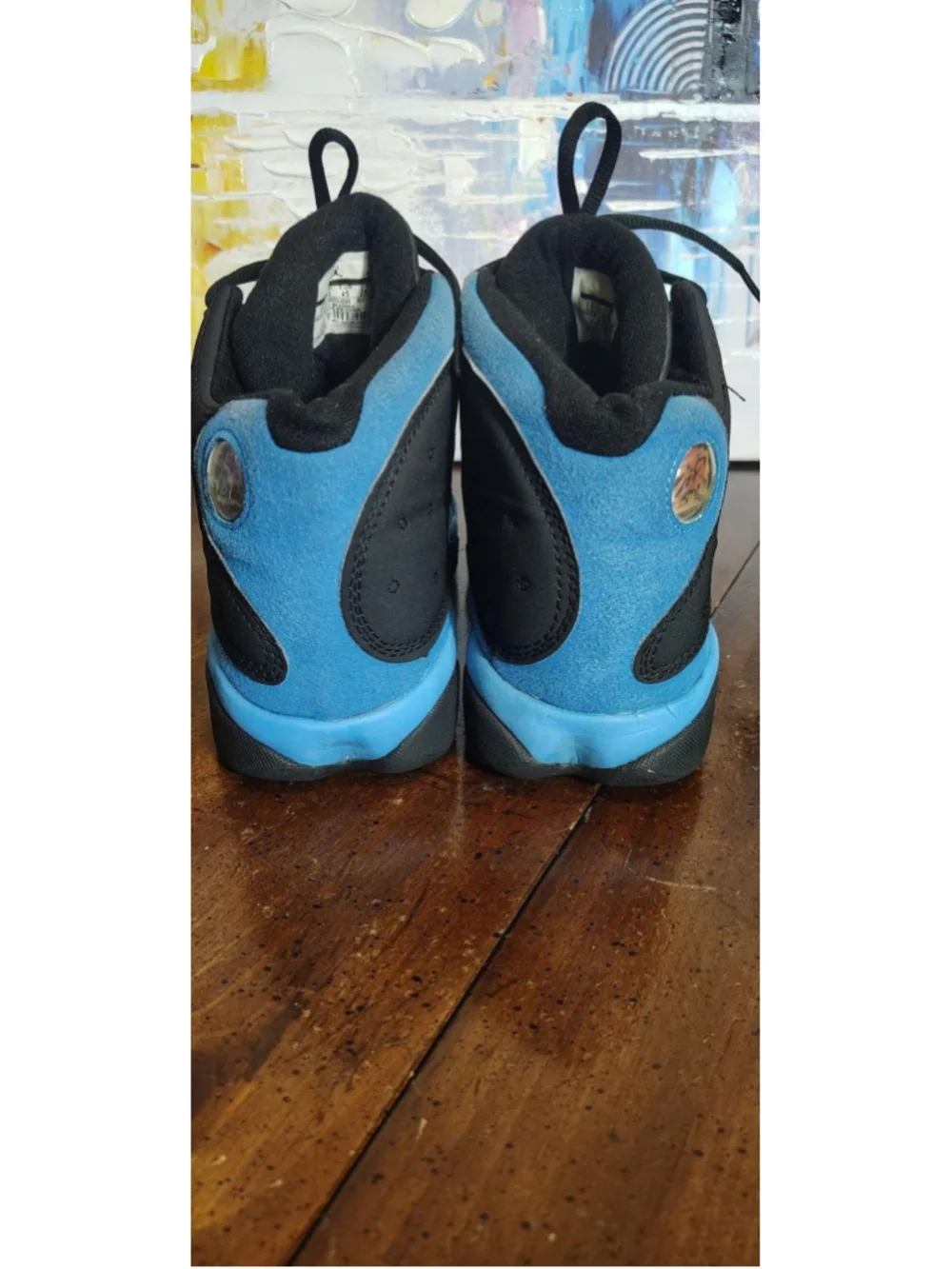 Air Jordan 13 Retro Shoes Mens Size 11 Black Blue Basketball Sneakers 414571-030
